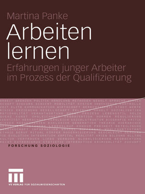 cover image of Arbeiten lernen